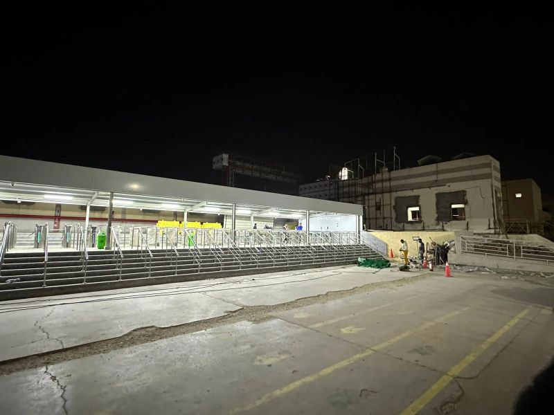 Handrail installation 2
