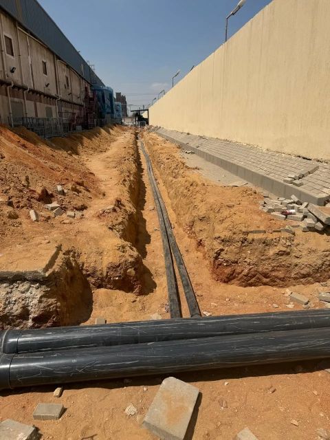 Trenching Cables 1